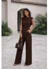 Çapraz Detay Takım - Kahverengi