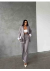 Ceket Pantolon Takım - Gri