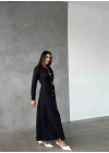 Gömlek Elbise - Siyah