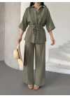 Gömlek Pantolon Takım - Haki