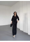 Gömlek Pantolon Takım - Siyah