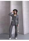 Gömlek Yaka Triko Takım 1566 - Antrasit