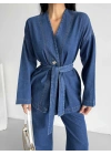 Kimono Kot Takım 1801 - Lacivert