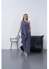 Modal Şallı Takım - İndigo