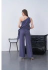 Modal Şallı Takım - İndigo