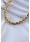 MuI MuI 316L Çelik Gold Renk Burgu Model 45 cm Kadın Kolye
