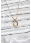 MuI MuI 316L Çelik Zincir Gold Renk Model Kadın Kolye