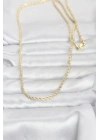 MuI MuI CM 14K Gold Twisted Chain 60cm Damenhalskette
