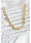 MuI MuI CM Kalın Burgu Model Gold Renk 60 cm Kadın Kolye