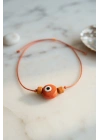 MuI MuI Handmade Bohem Turuncu Nazar Kolye