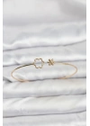 MuI MuI Lotus Model Gold Renk Bileklik