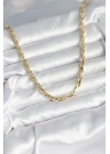 MuI MuI Pirinç Gold Renk 60 cm Zincir Kadın Kolye