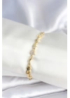 MuI MuI Pirinç Gold Renk Kadın Manifest Bileklik