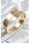 MuI MuI Pirinç Sarmal Model Gold Renk Pazu Bileklik