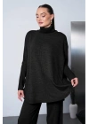 Soft&amp;Cozy Oversize Triko Takım - Siyah
