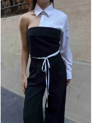 Gömlek Detay Takım 2506 - Siyah