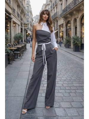 Gömlek Detay Takım - Antrasit