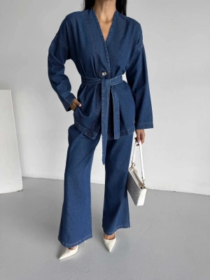 Kimono Kot Takım 1801 - Lacivert