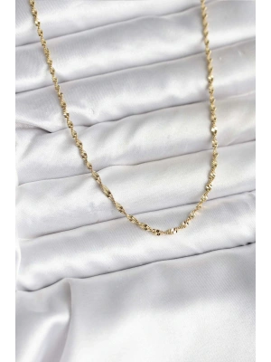 MuI MuI 14K Gold Renk Kaplama Burgu Model CM Kadın Kolye