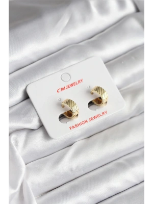 MuI MuI 14K Gold Renk Kaplama CM Kadın Küpe