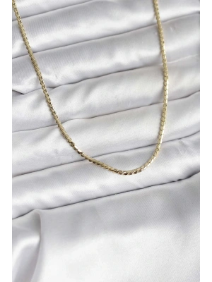 MuI MuI 14K Gold Renk Kaplama Ezme Zincir Model CM Kadın Kolye