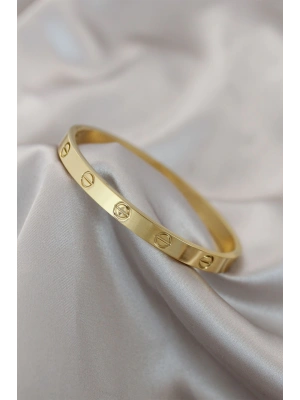 MuI MuI 316L Çelik Gold Renk Bileklik