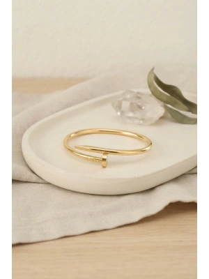 MuI MuI 316L Çelik Gold Renk Çivi Model Bileklik