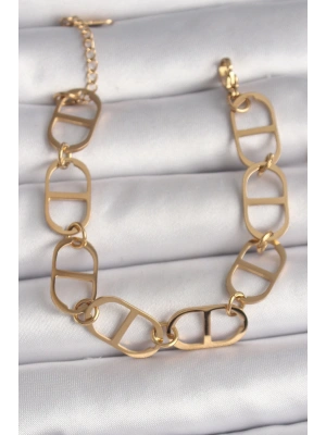 MuI MuI 316L Çelik Gold Renk Kadın Bileklik