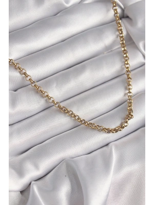 MuI MuI 316L Çelik Gold Renk Kadın Kolye