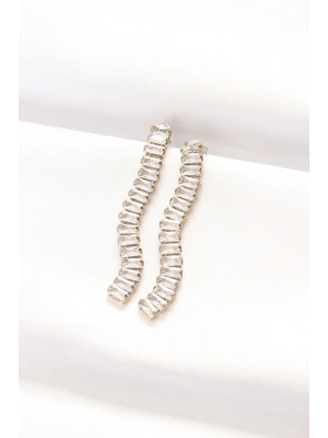 MuI MuI 316L Çelik Gold Renk Su Yolu Küpe