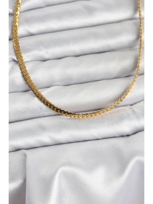 MuI MuI 316L Çelik Gold Renk Zincir Kadın Kolye