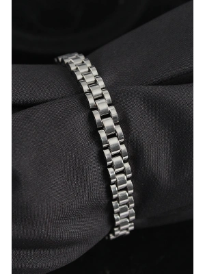 MuI MuI 316L Çelik Kordon Model Gümüş Renk Erkek Bileklik