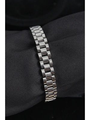 MuI MuI 316L Çelik Kordon Model Gümüş Renk Erkek Bileklik