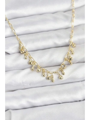 MuI MuI 316L Çelik Zincir Gold Renk Kadın Kolye