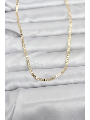 MuI MuI CM 14K Goldfarbene Kette Modell 60 cm Damenhalskette