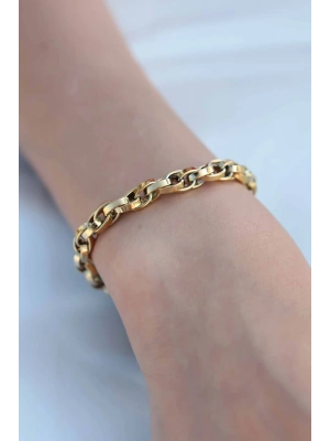 MuI MuI Gold Renk Çelik Zincir Kadın Bileklik