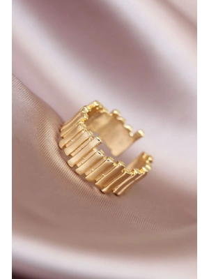 MuI MuI Gold Renk Metal Ayarlamalı Kadın Yüzük