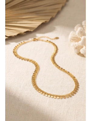 MuI MuI Gold Renk Pul Model 60 cm Kadın Kolye