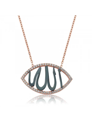 MuI MuI Gümüş Allah Yazılı Bayan Kolye