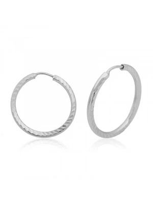 MuI MuI ​Gümüş Burgu Halka Küpe