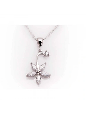 MuI MuI Gümüş Çiçek Bayan Kolye