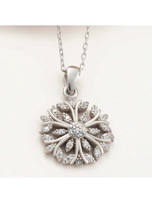 MuI MuI ​Gümüş Çiçek Kadın Kolye
