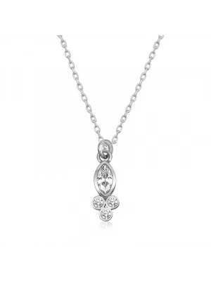 MuI MuI Gümüş Çiğ Damlası Mekik Tektaş Bayan Kolye