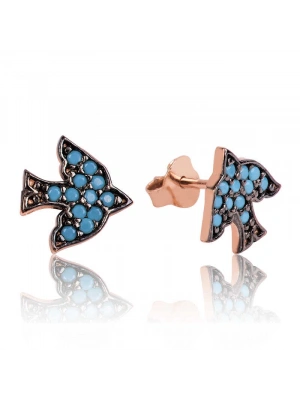 MuI MuI Gümüş Çivili Kırlangıç Küpe