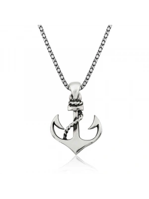 MuI MuI Gümüş Deniz Çapası Erkek Kolye