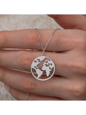 MuI MuI Gümüş Dünya Kadın Kolye