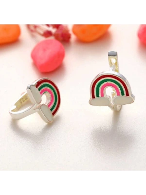 MuI MuI Gümüş Gökkuşağı Çocuk Küpe