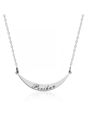 MuI MuI Gümüş İsimlik Plaka Kolye