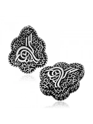 MuI MuI ​Gümüş İşlemeli Tuğra Tesbih İmamesi