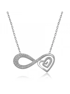 MuI MuI ​Gümüş Kalpli Sonsuzluk Kolye
